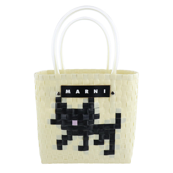 【超特価アウトレットセール！】人気アイテム再入荷！MARNI(マルニ) MARKET アニマルバスケットバッグトートバッグ 人気 カゴバッグ