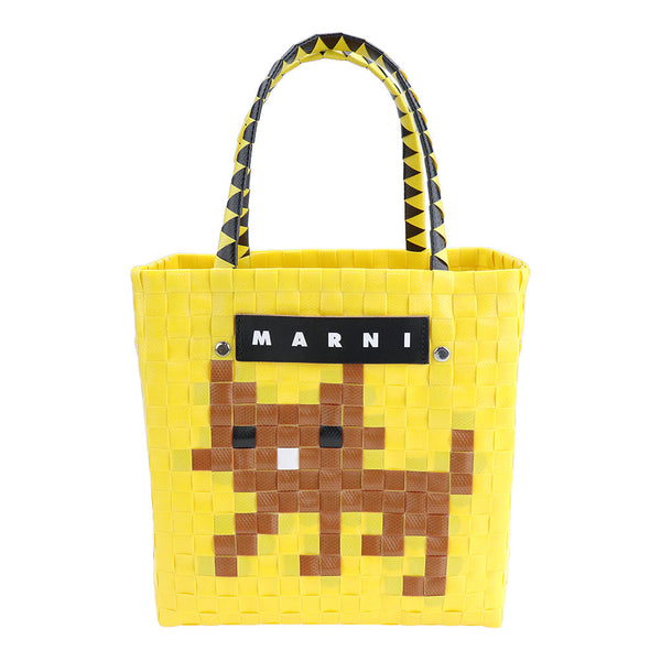 【超特価アウトレットセール！】人気アイテム再入荷！MARNI(マルニ) MARKET アニマルバスケットバッグトートバッグ 人気 カゴバッグ
